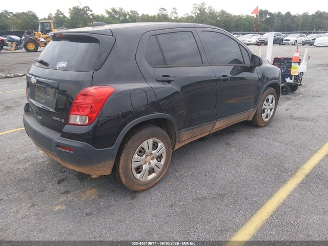 Продажа на аукционе авто 2016 Chevrolet Trax Ls, vin: KL7CJKSB5GB591152, номер лота: 45319617