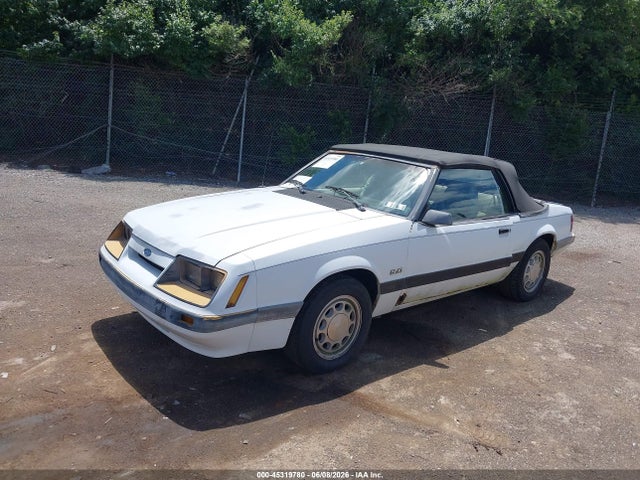 Продажа на аукционе авто 1986 Ford Mustang Lx/gt, vin: 1FABP27M6GF233628, номер лота: 45319780