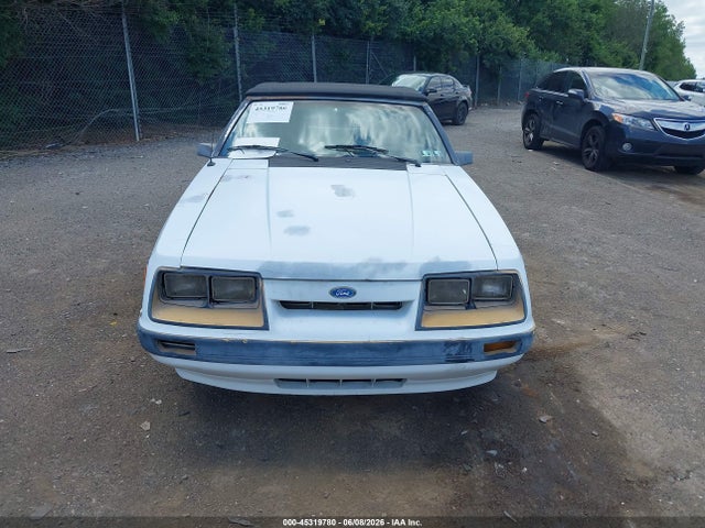 Продажа на аукционе авто 1986 Ford Mustang Lx/gt, vin: 1FABP27M6GF233628, номер лота: 45319780