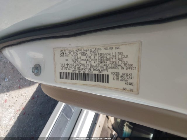 Продажа на аукционе авто 2003 Toyota Sequoia Limited V8, vin: 5TDZT38A73S171181, номер лота: 45319801