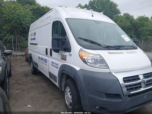 Aukcja sprzedaży 2017 Ram Promaster 2500 High Roof 159 Wb, vin: 3C6TRVDG9HE530789, numer aukcji: 45319901