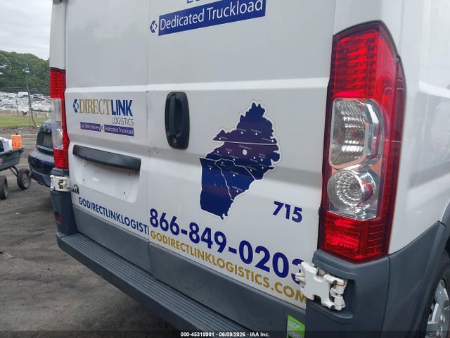 Aukcja sprzedaży 2017 Ram Promaster 2500 High Roof 159 Wb, vin: 3C6TRVDG9HE530789, numer aukcji: 45319901