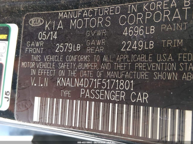 KIA Cadenza Premium 2015 KNALN4D71F5171801 Image 9
