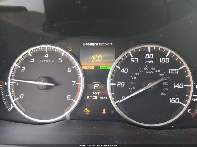 45319993 :رقم المزاد ، 5J8TB4H72JL000518 vin ، 2018 Acura Rdx Advance Package مزاد بيع