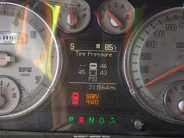 45320117 :رقم المزاد ، 1D7RV1CT0BS603127 vin ، 2011 Ram Ram 1500 Laramie Longhorn مزاد بيع
