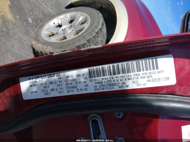 45320117 :رقم المزاد ، 1D7RV1CT0BS603127 vin ، 2011 Ram Ram 1500 Laramie Longhorn مزاد بيع