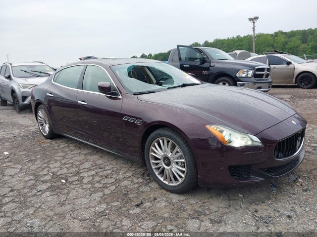 Aukcja sprzedaży 2014 Maserati Quattroporte S Q4, vin: ZAM56RRA3E1122031, numer aukcji: 45320188