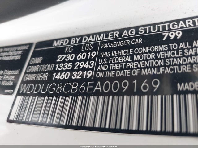 2014 Mercedes-benz S 550 მანქანა იყიდება აუქციონზე, vin: WDDUG8CB6EA009169, აუქციონის ნომერი: 45320239