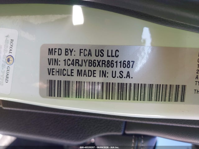 Продаж на аукціоні авто 2024 Jeep Grand Cherokee 4xe, vin: 1C4RJYB6XR8611687, номер лоту: 45320257
