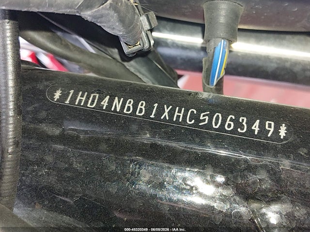 45320349 :رقم المزاد ، 1HD4NBB1XHC506349 vin ، 2017 Harley-davidson Xg750 مزاد بيع