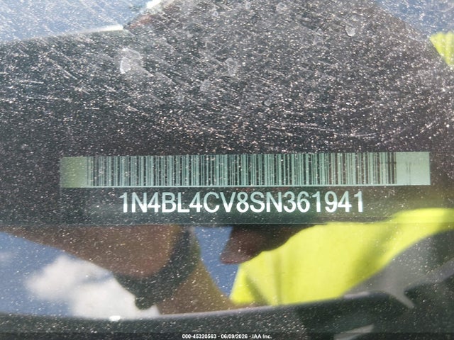 1N4BL4CV8SN361941 Nissan Altima Sr Fwd