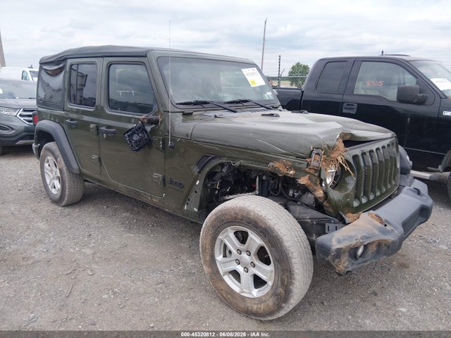 Продаж на аукціоні авто 2022 Jeep Wrangler Unlimited Sport S 4x4, vin: 1C4HJXDN1NW154834, номер лоту: 45320812