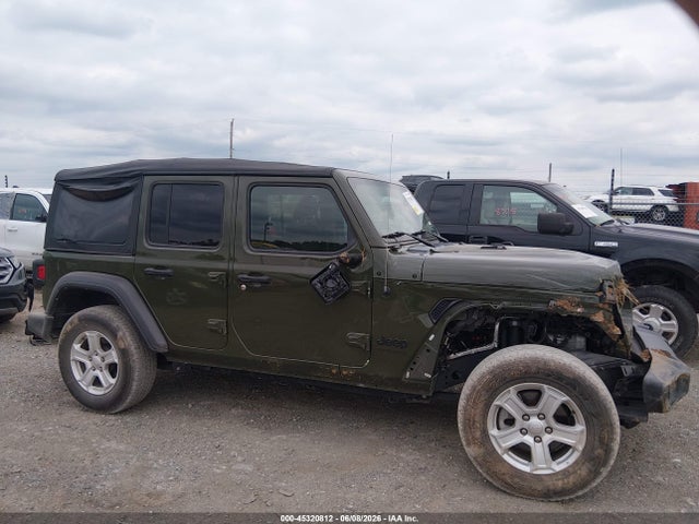 Продаж на аукціоні авто 2022 Jeep Wrangler Unlimited Sport S 4x4, vin: 1C4HJXDN1NW154834, номер лоту: 45320812