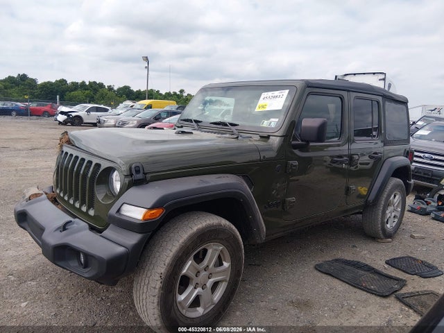 Продаж на аукціоні авто 2022 Jeep Wrangler Unlimited Sport S 4x4, vin: 1C4HJXDN1NW154834, номер лоту: 45320812