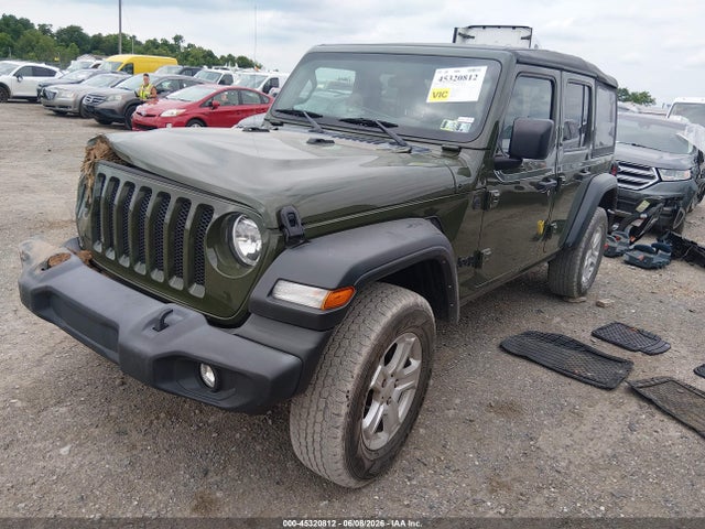Продаж на аукціоні авто 2022 Jeep Wrangler Unlimited Sport S 4x4, vin: 1C4HJXDN1NW154834, номер лоту: 45320812