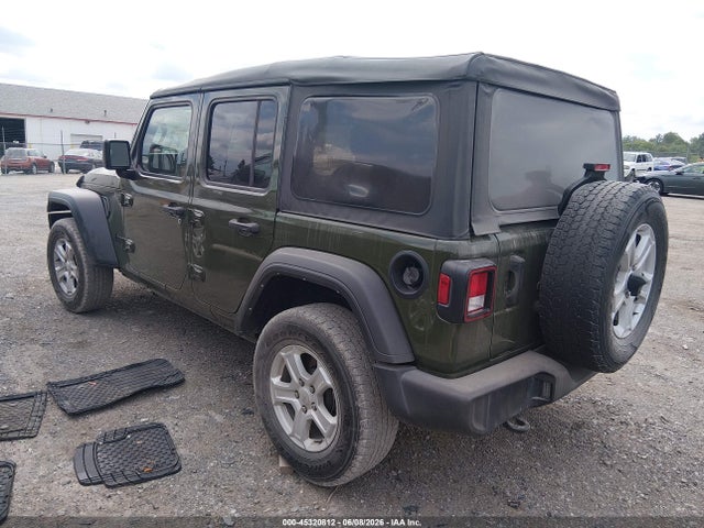 Продаж на аукціоні авто 2022 Jeep Wrangler Unlimited Sport S 4x4, vin: 1C4HJXDN1NW154834, номер лоту: 45320812
