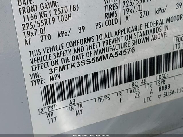 Ford Mustang Mach-e Premium 2021 3FMTK3SS5MMA54576 Image 9