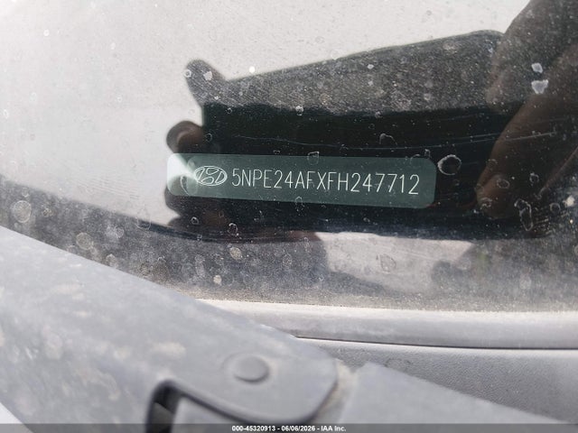 5NPE24AFXFH247712 Hyundai SONATA SE