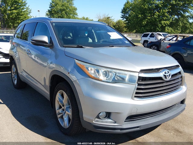 Aukcja sprzedaży 2014 Toyota Highlander Limited V6, vin: 5TDDKRFH9ES039574, numer aukcji: 45321149