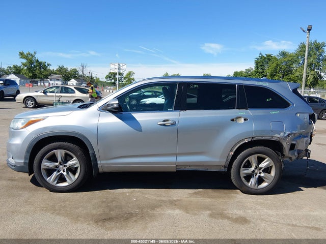 Aukcja sprzedaży 2014 Toyota Highlander Limited V6, vin: 5TDDKRFH9ES039574, numer aukcji: 45321149