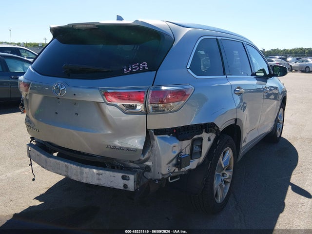Aukcja sprzedaży 2014 Toyota Highlander Limited V6, vin: 5TDDKRFH9ES039574, numer aukcji: 45321149