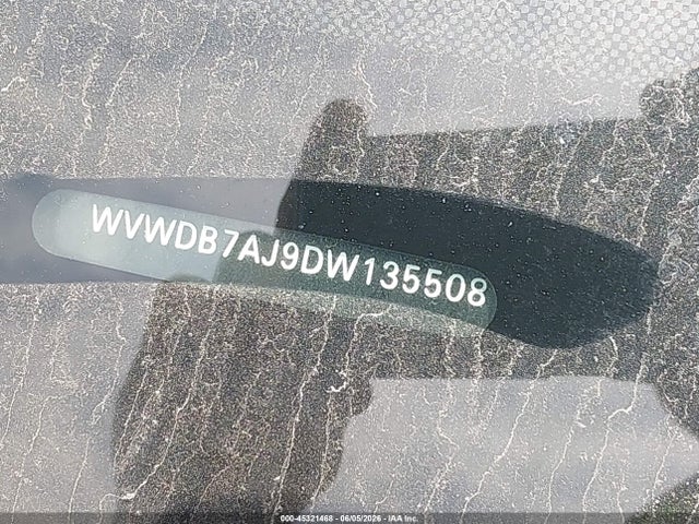 2013 Volkswagen Golf 2.5l 4-door მანქანა იყიდება აუქციონზე, vin: WVWDB7AJ9DW135508, აუქციონის ნომერი: 45321468