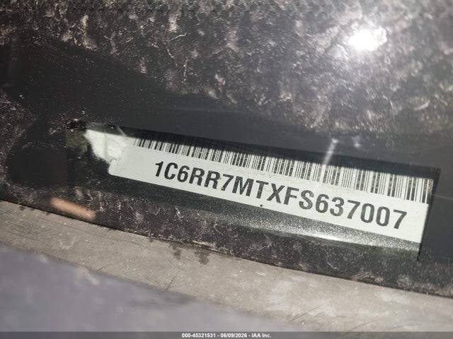 45321531 :رقم المزاد ، 1C6RR7MTXFS637007 vin ، 2015 Ram 1500 Sport مزاد بيع
