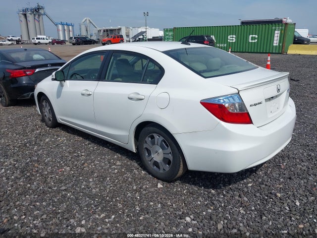 Продаж на аукціоні авто 2012 Honda Civic Hybrid, vin: JHMFB4F39CS010157, номер лоту: 45321741