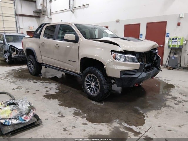 2021 Chevrolet Colorado Zr2 მანქანა იყიდება აუქციონზე, vin: 1GCGTEENXM1224903, აუქციონის ნომერი: 45321958