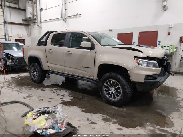 Продаж на аукціоні авто 2021 Chevrolet Colorado Zr2, vin: 1GCGTEENXM1224903, номер лоту: 45321958