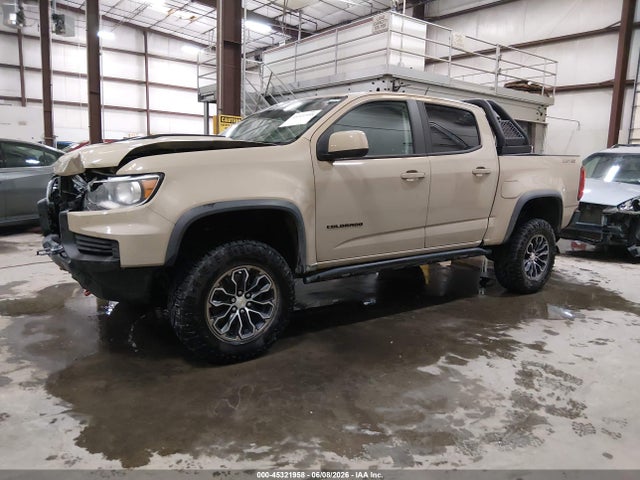 Продаж на аукціоні авто 2021 Chevrolet Colorado Zr2, vin: 1GCGTEENXM1224903, номер лоту: 45321958