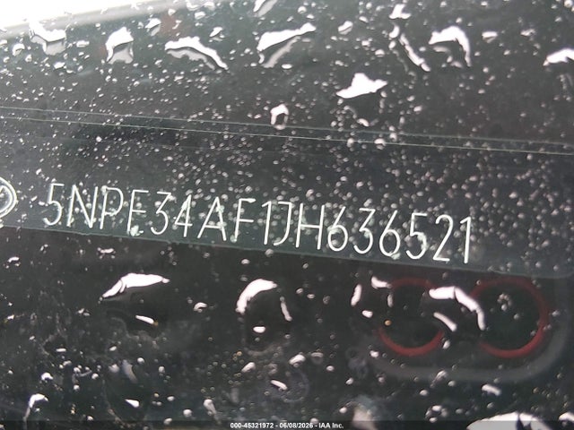 45321972 :رقم المزاد ، 5NPE34AF1JH636521 vin ، 2018 Hyundai Sonata Sel مزاد بيع