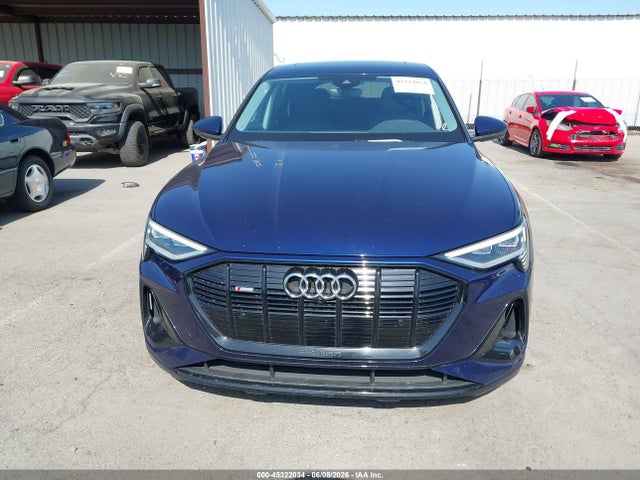 Продаж на аукціоні авто 2022 Audi E-tron Sportback Premium S Line Quattro, vin: WA11ABGE2NB023350, номер лоту: 45322034