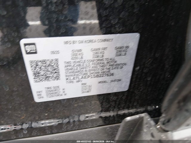 Aukcja sprzedaży 2025 Buick Envista Preferred Fwd, vin: KL47LAEP1SB227636, numer aukcji: 45322102