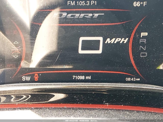 2015 Dodge Dart Gt მანქანა იყიდება აუქციონზე, vin: 1C3CDFEB9FD187405, აუქციონის ნომერი: 45322109
