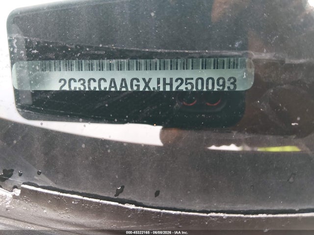 2018 Chrysler 300 Touring მანქანა იყიდება აუქციონზე, vin: 2C3CCAAGXJH250093, აუქციონის ნომერი: 45322165