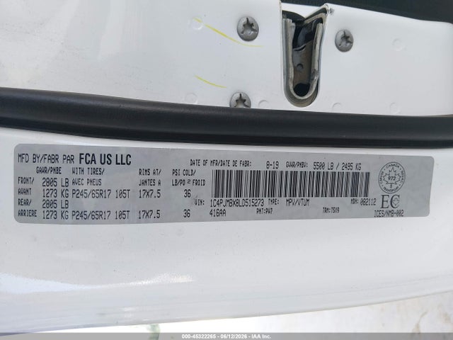 Jeep Cherokee Trailhawk 2020 1C4PJMBX8LD515273 Image 9