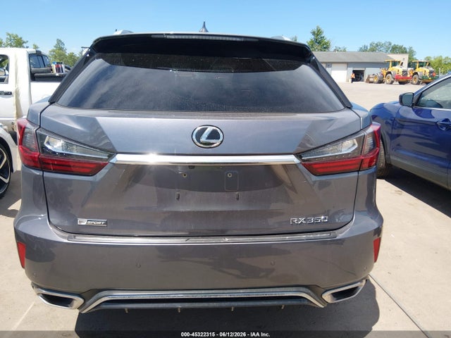Aukcja sprzedaży 2017 Lexus Rx 350 F Sport, vin: 2T2BZMCA2HC106828, numer aukcji: 45322315