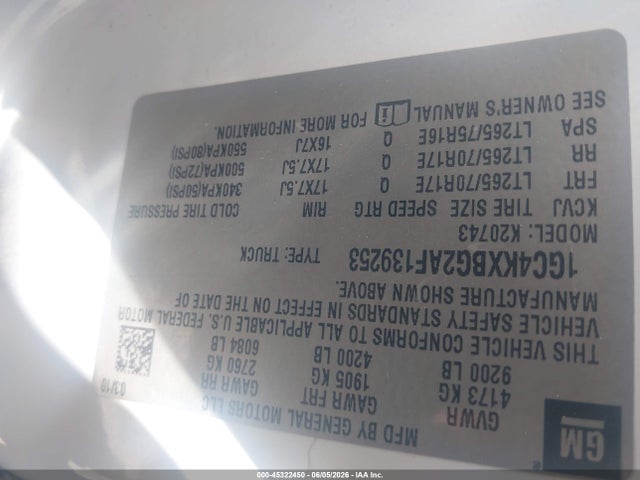 Продаж на аукціоні авто 2010 Chevrolet Silverado 2500hd Lt, vin: 1GC4KXBG2AF139253, номер лоту: 45322450