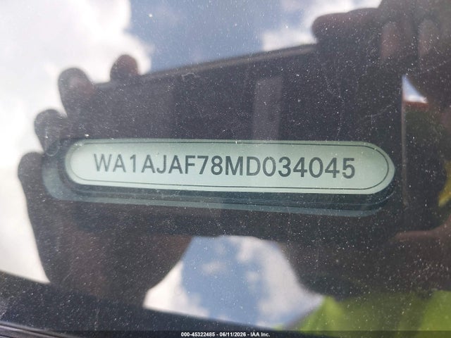 Продаж на аукціоні авто 2021 Audi Q7 Premium 45 Tfsi Quattro Tiptronic, vin: WA1AJAF78MD034045, номер лоту: 45322485