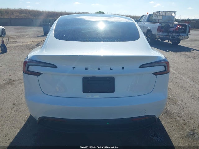 45322590 :رقم المزاد ، 5YJ3E1EA9SF026039 vin ، 2025 Tesla Model 3 Long Range Rear-wheel Drive/standard Rear-wheel Drive مزاد بيع