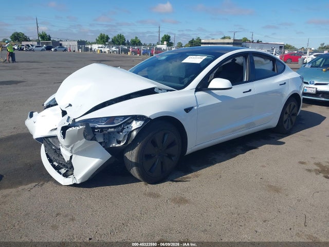 45322590 :رقم المزاد ، 5YJ3E1EA9SF026039 vin ، 2025 Tesla Model 3 Long Range Rear-wheel Drive/standard Rear-wheel Drive مزاد بيع