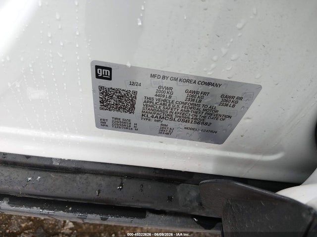 Aukcja sprzedaży 2025 Buick Encore Gx Preferred Awd, vin: KL4AMCSL0SB156882, numer aukcji: 45322626