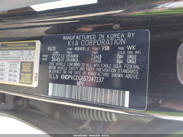 KNDPVCDG6S7247137 KIA Sportage Hybrid Ex