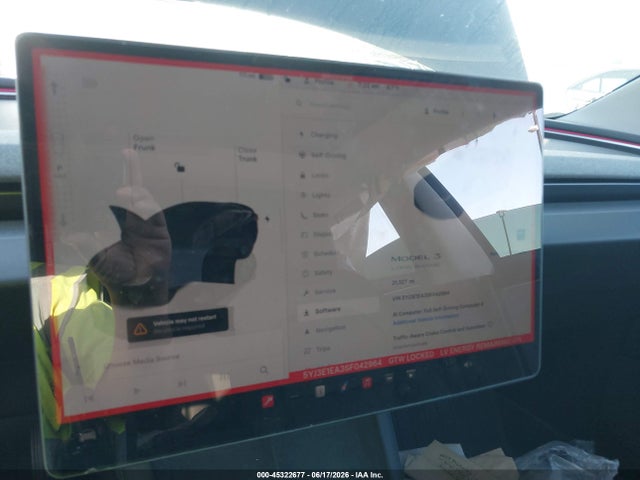 2025 Tesla Model 3 Long Range Rear-wheel Drive/standard Rear-wheel Drive მანქანა იყიდება აუქციონზე, vin: 5YJ3E1EA3SF042964, აუქციონის ნომერი: 45322677