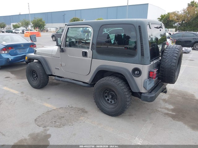 45322788 :رقم المزاد ، 1J4FA49S61P369936 vin ، 2001 Jeep Wrangler Sport مزاد بيع