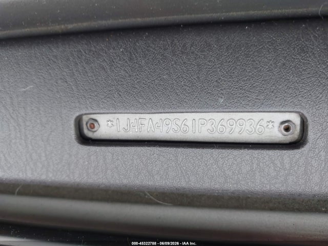 45322788 :رقم المزاد ، 1J4FA49S61P369936 vin ، 2001 Jeep Wrangler Sport مزاد بيع