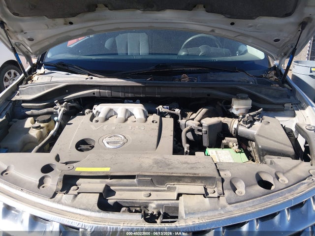 2007 Nissan Murano S მანქანა იყიდება აუქციონზე, vin: JN8AZ08TX7W532358, აუქციონის ნომერი: 45322800