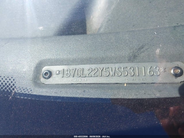 Aukcja sprzedaży 1998 Dodge Dakota Slt/sport, vin: 1B7GL22Y5WS531163, numer aukcji: 45322886