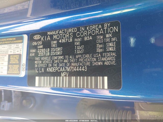 KIA Seltos Lx 2021 KNDEPCAA7M7144443 Image 9